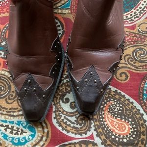 ANA shortzip up cowgirl boots size 7 1/2